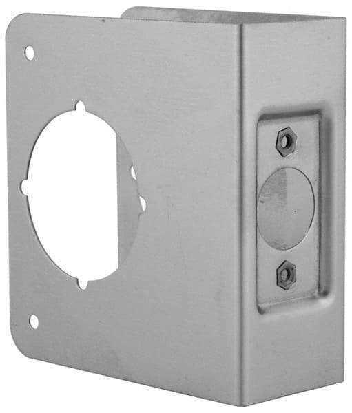 Don-Jo - 4" Wide x 4-1/2" High, Stainless Steel, Door Reinforcer - 1-3/8" Thick Door, 2-3/8" Backset - A1 Tooling