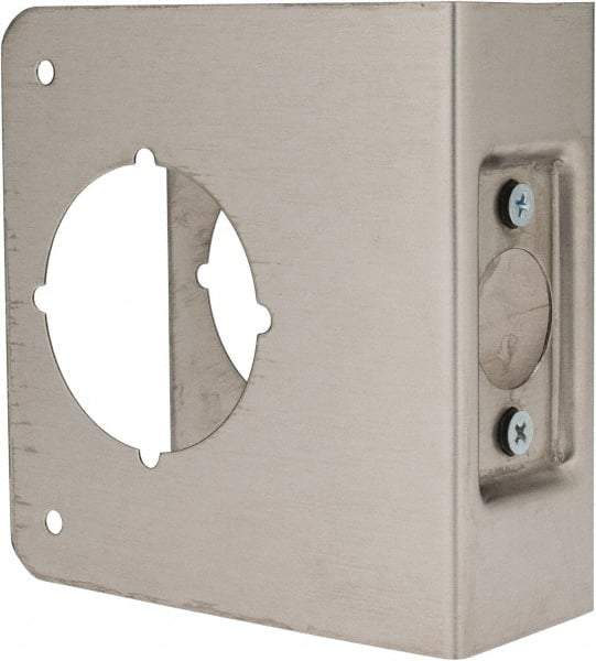 Don-Jo - 4-1/4" Wide x 4-1/2" High, Stainless Steel, Door Reinforcer - 1-3/4" Thick Door, 2-3/4" Backset - A1 Tooling