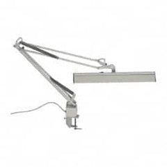 Value Collection - 120 VAC, 15 Watt, Swing Arm Machine Light - Clamp Mount, 5 Ft. Cord, White - A1 Tooling