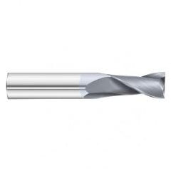 17/64 Dia. x 2-1/2 Overall Length 2-Flute Square End Solid Carbide SE End Mill-Round Shank-Center Cut-TiCN - A1 Tooling