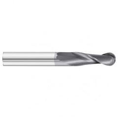 1/2 x 1-1/2 x 4 2 Flute Ball Nose  End Mill- Series 3215XL - A1 Tooling