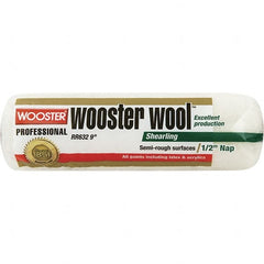 Wooster Brush - 1/2" Nap, 14" Wide Paint Roller - Semi-Rough Texture, Synthetic Knit - A1 Tooling