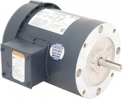 Leeson - 1 Max hp, 1,800 Max RPM, Premium Efficient Electric AC DC Motor - 575 V Input, Three Phase, 56C Frame, C-Face Mount, TEFC Enclosure - A1 Tooling