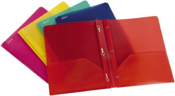 OXFORD - 8-1/2" Long x 11" Wide Report Cover with Tang/Prong Binding - Assorted Colors - A1 Tooling