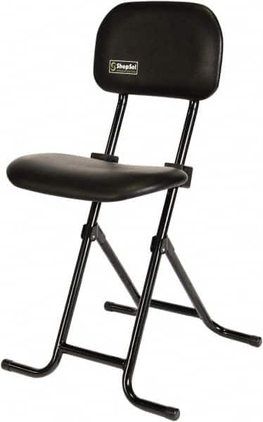 ShopSol - Swivel & Adjustable Stools Type: Sit-Stand Stool Base Type: Tubular Steel - A1 Tooling