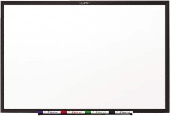 Quartet - 36" High x 48" Wide Dry Erase - Melamine, Includes Dry-Erase Marker & Mounting Hardware - A1 Tooling