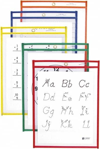 C-LINE - 12" High x 9" Wide Dry Erase - Plastic - A1 Tooling