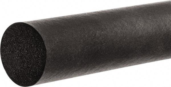 Value Collection - 3' Long, Neoprene Foam Cord - 1" Diam, Black - A1 Tooling