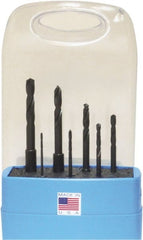 Triumph Twist Drill - 1/16 to 1/4", 135° Point, Black Oxide Finish, High Speed Steel Jobber Length Drill Bit Set - A1 Tooling