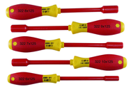 Insulated Nut Driver Metric Set Includes: 6.0 - 10.0mm. 5 Pieces - A1 Tooling