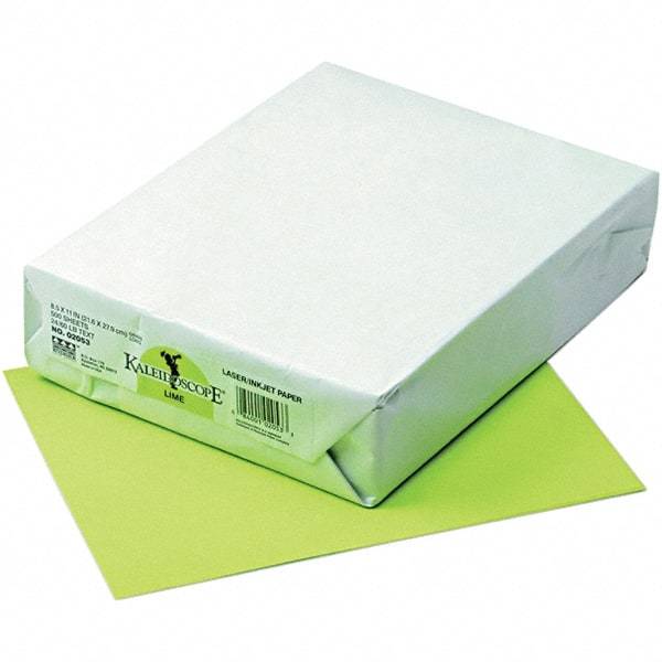 Pacon - 8-1/2" x 11" Lime Colored Copy Paper - Use with Laser Printers, Copiers, Inkjet Printers - A1 Tooling