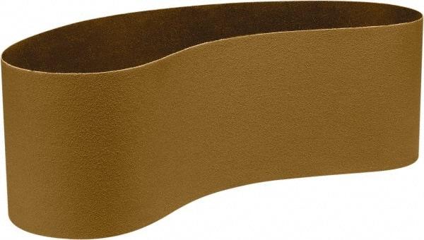 3M - 9" Wide x 120" OAL, 80 Grit, Ceramic Abrasive Belt - Ceramic, Coated, YF Weighted Cloth Backing, Series 966F - A1 Tooling