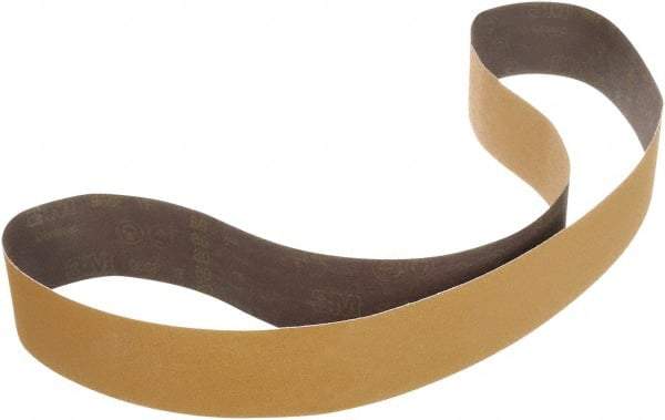 3M - 3/4" Wide x 72" OAL, 60 Grit, Ceramic Abrasive Belt - Ceramic, Coated, YF Weighted Cloth Backing, Series 967F - A1 Tooling