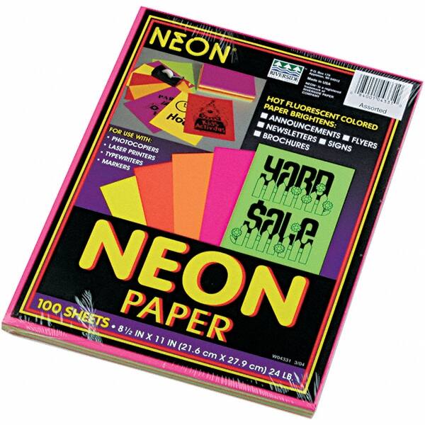 Pacon - 8-1/2" x 11" Assorted Colors Colored Copy Paper - Use with Laser Printers, Copiers - A1 Tooling