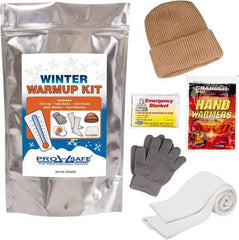 PRO-SAFE - Emergency Preparedness Kits Type: Winter Warm Up Kit Contents: Knit Stocking Cap; Gloves; Tube Socks; Emergency Blanket; (2) Hand Warmers - A1 Tooling