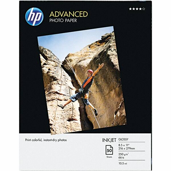 Hewlett-Packard - 8-1/2" x 11" White Photo Paper - Use with Inkjet Printers - A1 Tooling