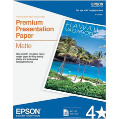 Epson - 8-1/2" x 11" Bright White Photo Paper - Use with Inkjet Printers - A1 Tooling