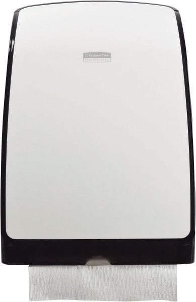 Kimberly-Clark Professional - Manual, Plastic Paper Towel Dispenser - 13.67" High x 9.83" Wide x 2.88" Deep, White - A1 Tooling