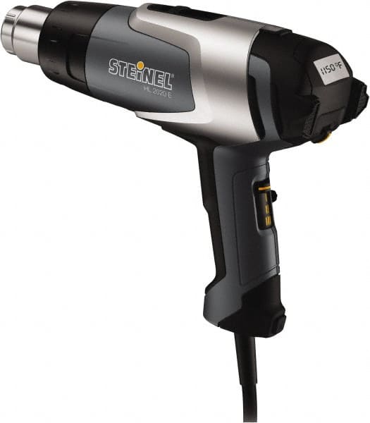 Steinel - 120 to 1,100°F Heat Setting, 4 to 13 CFM Air Flow, Heat Gun - 120 Volts, 12.5 Amps, 1,600 Watts, 6' Cord Length - A1 Tooling