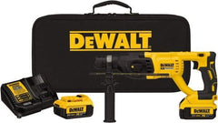 DeWALT - 20 Volt 1" SDS Plus Chuck Cordless Rotary Hammer - 0 to 5,550 BPM, 0 to 1,500 RPM, Reversible - A1 Tooling