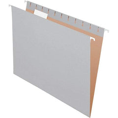 Pendaflex - 9-1/4 x 11-7/8", Letter Size, Gray, Hanging File Folder - 11 Point Stock, 1/5 Tab Cut Location - A1 Tooling