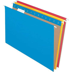 Pendaflex - 9-1/2 x 16", Legal, Assorted Colors, Hanging File Folder - 11 Point Stock, 1/5 Tab Cut Location - A1 Tooling