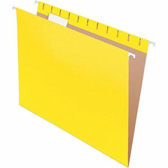 Pendaflex - 8-1/2 x 11", Letter Size, Yellow, Hanging File Folder - 11 Point Stock, 1/5 Tab Cut Location - A1 Tooling