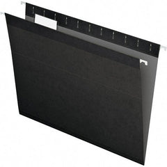 Pendaflex - 8-1/2 x 11", Letter Size, Black, Hanging File Folder - 11 Point Stock, 1/5 Tab Cut Location - A1 Tooling