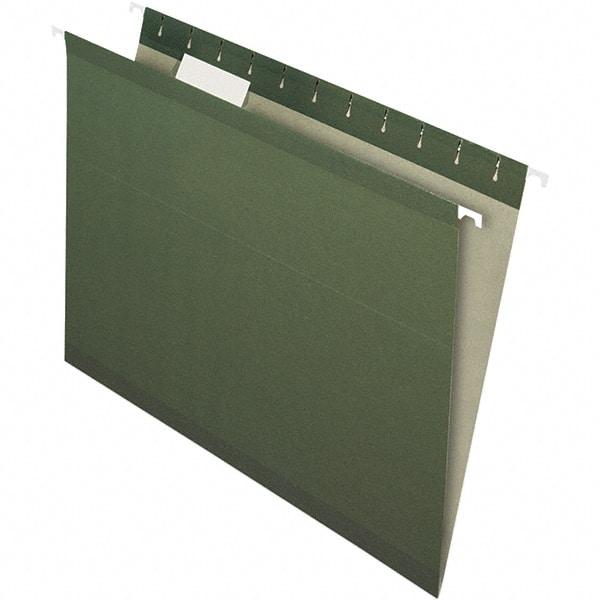 Pendaflex - 9-1/2 x 16", Letter Size, Standard Green, Hanging File Folder - 11 Point Stock, 1/5 Tab Cut Location - A1 Tooling