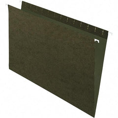 Pendaflex - 9-1/2 x 16", Legal, Standard Green, Hanging File Folder - 11 Point Stock, Straight Tab Cut Location - A1 Tooling