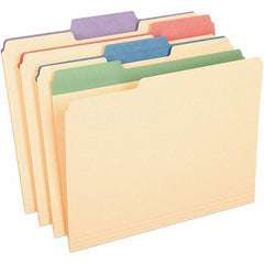 Pendaflex - 9-1/2 x 11-5/8", Letter Size, Assorted Colors, File Folders with Top Tab - Assorted Tab Cut Location - A1 Tooling