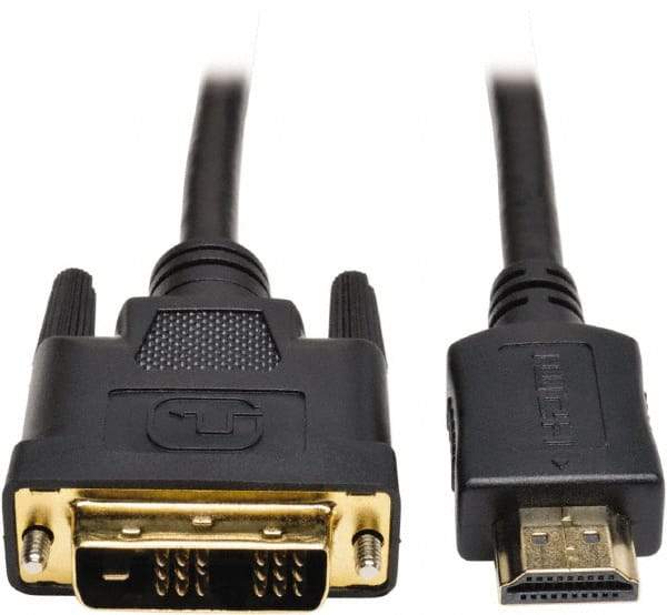 Tripp-Lite - 6' Long, DVI Male; HDMI Male Computer Cable - Black, Male - A1 Tooling