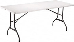 ALERA - 30" Long x 71" Wide x 29" High, Folding Table - White - A1 Tooling