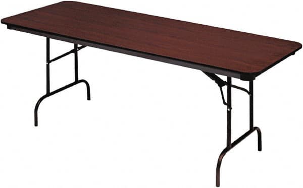 ICEBERG - 30" Long x 72" Wide x 29" High, Folding Table - Mahogany - A1 Tooling