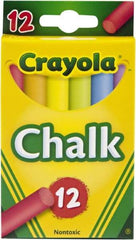 Crayola - Blue, Green, Orange, Red, Violet & Yellow Chalk - Use with Chalkboards - A1 Tooling