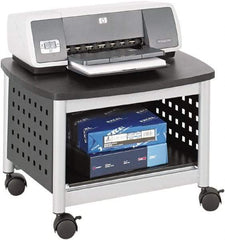 Safco - Black & Silver Case/Stand - Use with Printer, Office Machines - A1 Tooling