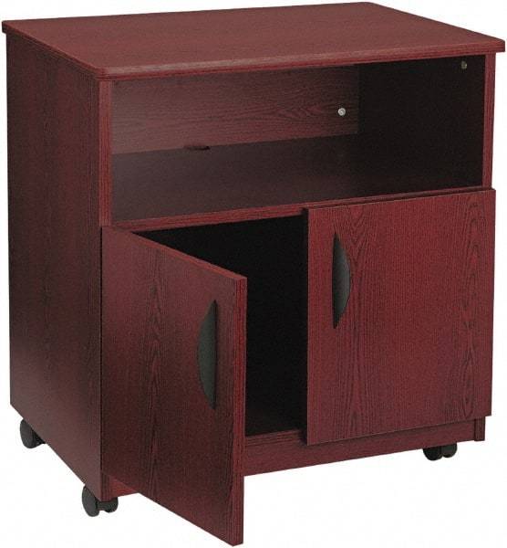 Safco - Mahogany Case/Stand - Use with Fax Machines, Printer, Copiers - A1 Tooling