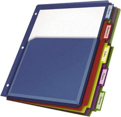 Cardinal - 11 x 8 1/2" 5 Tabs, 3-Hole Punched, Tab Divider - Multicolor Tabs, Multi-Color Folder - A1 Tooling