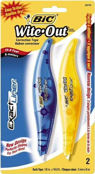 Bic - 1/5" x 236" Correction Tape Non-Refillable - A1 Tooling