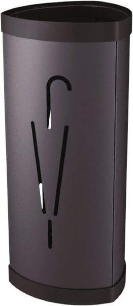 Alba - 3 Hooks, 10-1/4" Long x 10-1/4" Deep, Metal & Plastic Umbrella Stand - 23-21/32" High - A1 Tooling