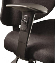 Safco - Black Adjustable T-Pad Arms - For Safco Alday 24/7 Task Chairs; Safco Vue Heavy-Duty Extended Height Stools - A1 Tooling