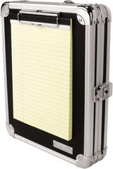 Vaultz - 9-3/4" Long x 2" Wide, Clip Board - Black - A1 Tooling