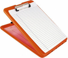 Saunders - 1-1/4" Long x 9-1/2" Wide, Clip Board - High Visibility Orange - A1 Tooling