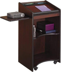 Safco - Laminated, Wood Portable Lectern - 19-3/4" Deep x 25-1/4" Wide x 46" High - A1 Tooling