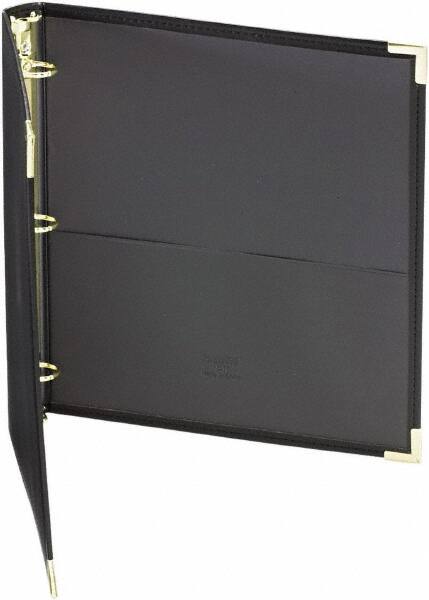 Samsill - 225 Sheet Capacity, 11 x 8-1/2", Non-View Ring Binder - Vinyl, Black - A1 Tooling