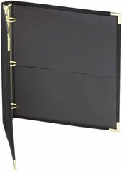 Samsill - 225 Sheet Capacity, 11 x 8-1/2", Non-View Ring Binder - Vinyl, Black - A1 Tooling