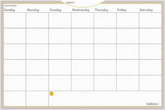 AT-A-GLANCE - 36 Sheet, 36 x 24", Monthly Planning Surface - Gray, White & Orange - A1 Tooling