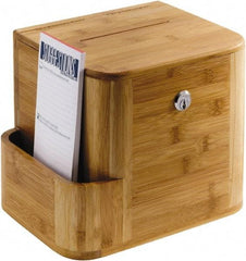 Safco - 10" Wide x 8" Deep x 14" High, Suggestion Box - Natural - A1 Tooling