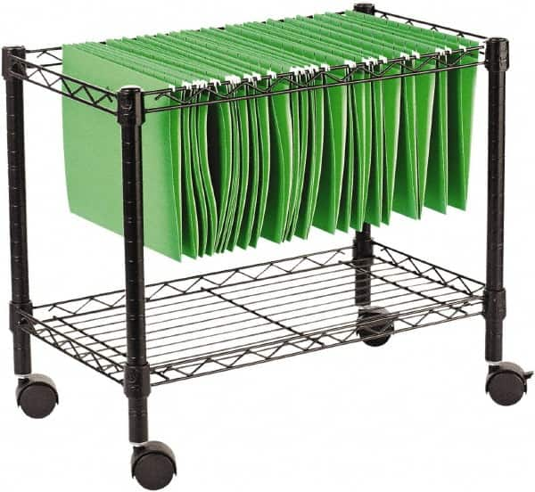 ALERA - 250 Lb Capacity, 24" Wide x 14" Long x 21" High File Cart - 1 Shelf, Steel - A1 Tooling