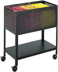 Safco - 5 Lb Capacity, 13-1/2" Wide x 24-1/4" Long x 27-1/2" High Tote Cart - 1 Shelf, Steel - A1 Tooling